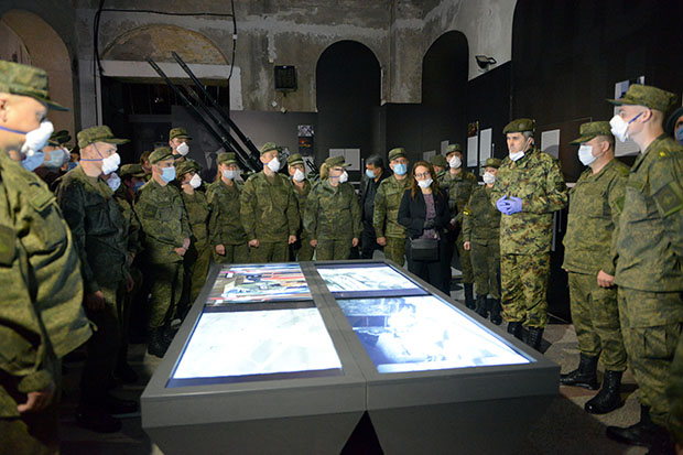 Припадници експертских тимова Руске Федерације обишли изложбу Одбрана 78